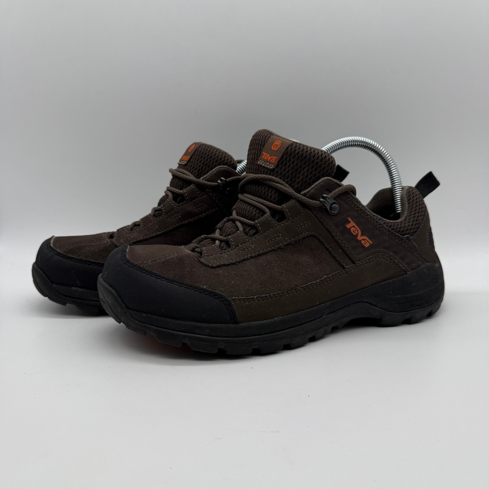 Teva Gannett Hiking Shoes Men 9 Brown Suede Waterproof Low Top 1003026
